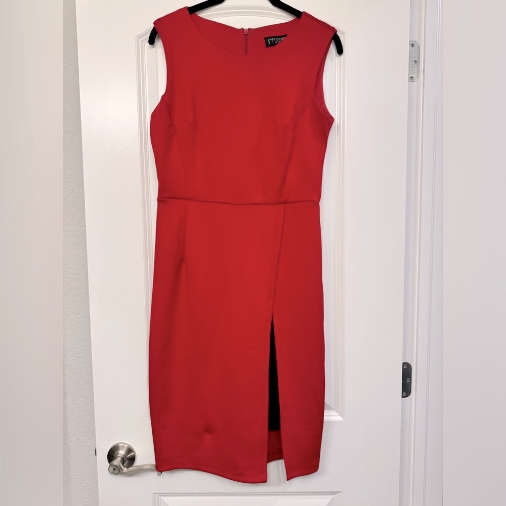 Enfocus Studio Women’s mid length slit dress - size 6